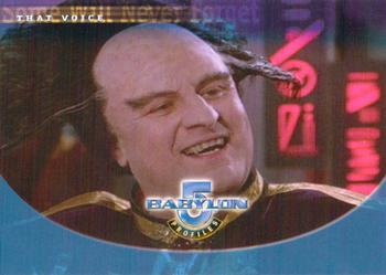 1999 SkyBox Babylon 5: Profiles #87 Some Will Never Forget That Voice Front