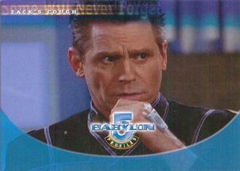 1999 SkyBox Babylon 5: Profiles #88 Some Will Never Forget Zack's Cough Front