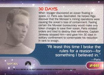 1999 SkyBox Star Trek Voyager: Closer to Home #248 30 Days Back