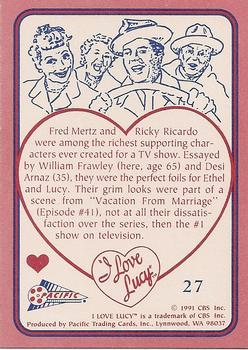 1991 Pacific I Love Lucy #27 The Boys Back