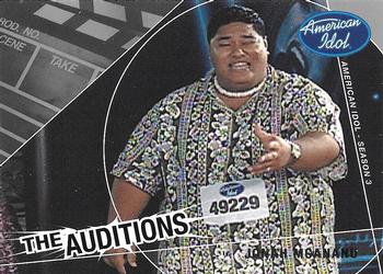 2004 Fleer American Idol Season 3 #67 Jonah Moananu Front
