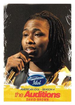 2005 Fleer American Idol Season 4 #49 David Brown Front