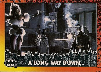 1992 O-Pee-Chee Batman Returns #53 A Long Way Down... Front