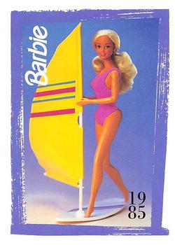 1992 Panini Barbie and Friends! (French Version) #10 Barbie at the Beach Front