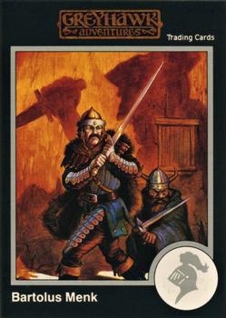 1991 TSR Advanced Dungeons & Dragons - Silver #110 Bartolus Menk Front