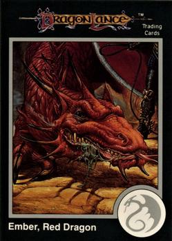 1991 TSR Advanced Dungeons & Dragons - Silver #141 Ember, Red Dragon Front