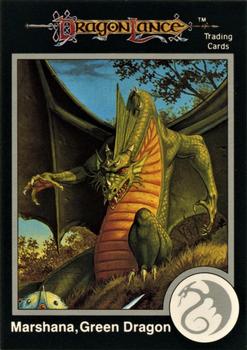 1991 TSR Advanced Dungeons & Dragons - Silver #182 Marshana, Green Dragon Front