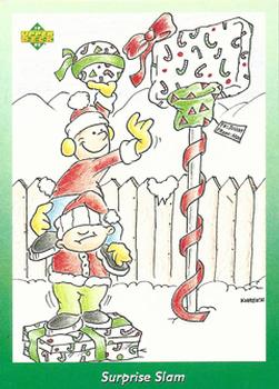 1992 Upper Deck Santa Claus #7 Surprise Slam Front