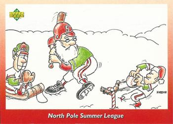 1992 Upper Deck Santa Claus #10 North Pole Summer League Front