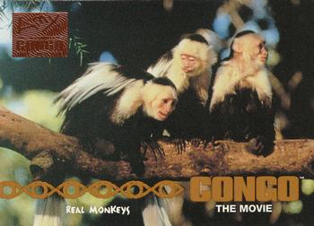 1995 Upper Deck Congo the Movie #86 Real Monkeys Front
