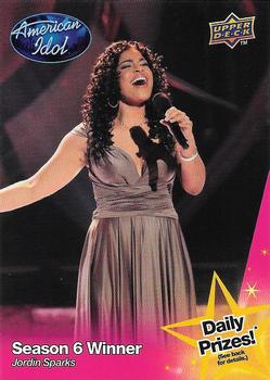 2009 Upper Deck American Idol Season 8 #050 Jordin Sparks Front