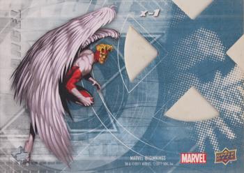 2011 Upper Deck Marvel Beginnings S1 - X-Men Die Cut #X-1 Angel Back