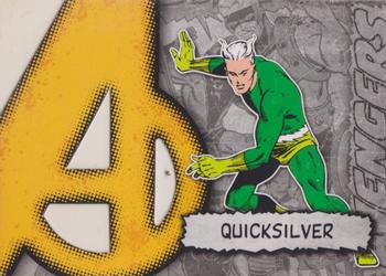 2012 Upper Deck Marvel Beginnings S2 - Avengers Die Cut #A-30 Quicksilver Front