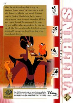2003 Upper Deck Disney Treasures #34 Jafar Back