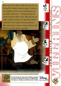 2003 Upper Deck Disney Treasures #37 John Silver Back