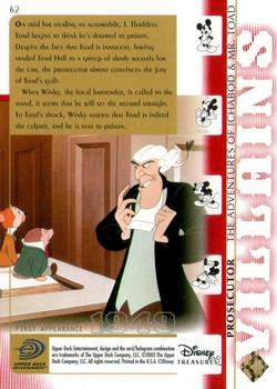 2003 Upper Deck Disney Treasures #62 Prosecutor Back