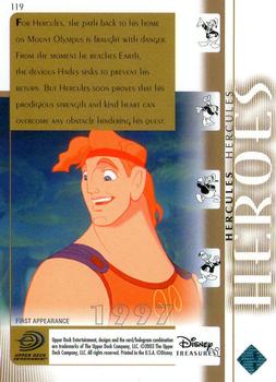 2003 Upper Deck Disney Treasures #119 Hercules Back
