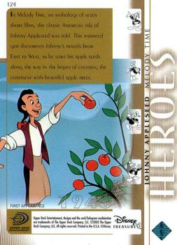 2003 Upper Deck Disney Treasures #124 Johnny Appleseed Back