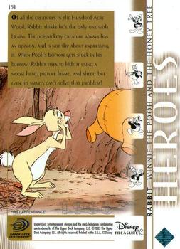 2003 Upper Deck Disney Treasures #151 Rabbit Back