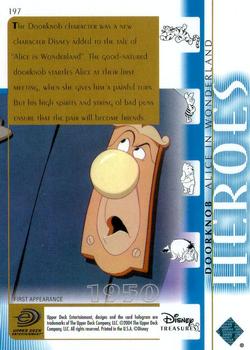 2003 Upper Deck Disney Treasures #197 Doorknob Back