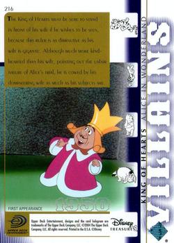 2003 Upper Deck Disney Treasures #216 King of Hearts Back