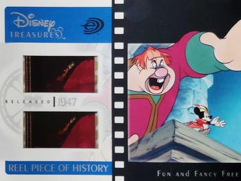 2003 Upper Deck Disney Treasures - Reel Pieces of History #PH4 Fun and Fancy Free Front