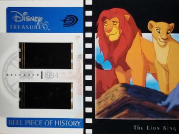 2003 Upper Deck Disney Treasures - Reel Pieces of History #PH10 The Lion King Front