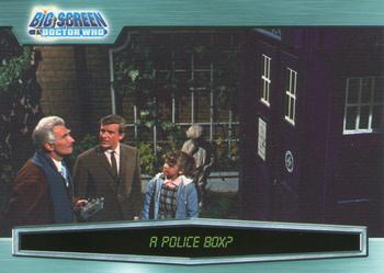2003 Strictly Ink Doctor Who Big Screen #005 A Police Box? Front