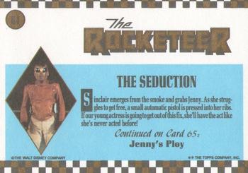1991 Topps The Rocketeer #64 The Seduction Back