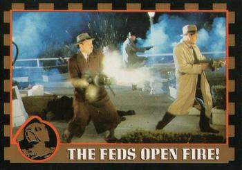 1991 Topps The Rocketeer #73 The Feds Open Fire! Front