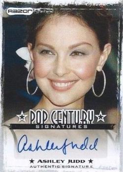 2010 Razor Pop Century #AU-AJ1 Ashley Judd Front