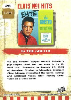 2008 Press Pass Elvis the Music #26 In the Ghetto Back