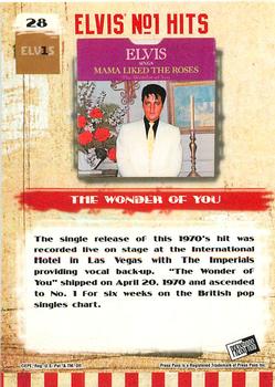 2008 Press Pass Elvis the Music #28 The Wonder of You Back