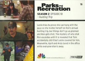 2013 Press Pass Parks and Recreation #16 Hunting Trip Back