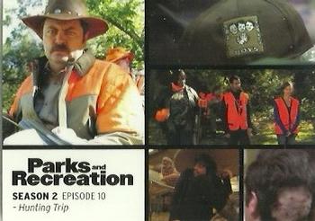 2013 Press Pass Parks and Recreation #16 Hunting Trip Front