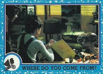 1982 Topps E.T. The Extraterrestrial #17 Where Do You Come From? Front