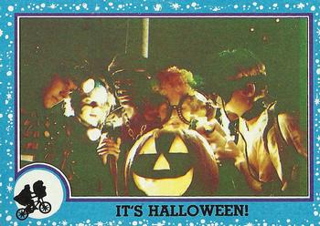 1982 Topps E.T. The Extraterrestrial #41 It's Halloween! Front
