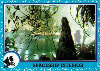 1982 Topps E.T. The Extraterrestrial #79 Spaceship Interior Front
