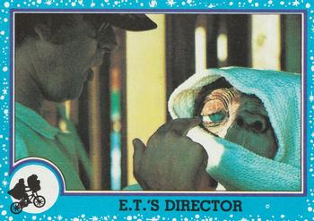 1982 Topps E.T. The Extraterrestrial #83 E.T.'s Director Front