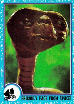 1982 Topps E.T. The Extraterrestrial #86 Friendly Face from Space! Front