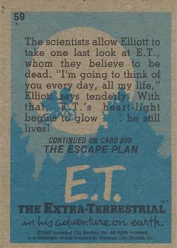 1982 Topps E.T. The Extraterrestrial #59 
