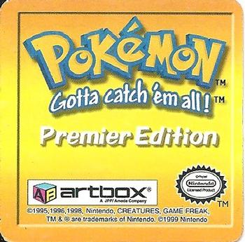 1999 Pokemon Action Flipz Premier Edition #13 #133 Eevee #136 Flareon Back