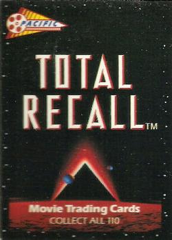 1990 Pacific Total Recall #1 Total Recall - Title Card Front