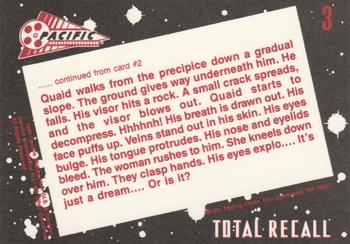 1990 Pacific Total Recall #3 The Dream Back