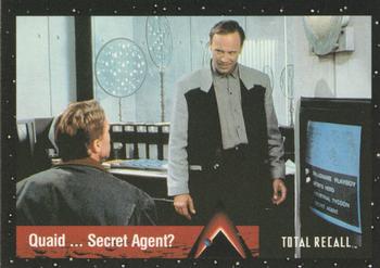 1990 Pacific Total Recall #16 Quaid ... Secret Agent? Front