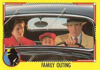 1990 O-Pee-Chee Dick Tracy Movie #41 Family Outing Front