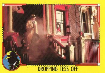 1990 O-Pee-Chee Dick Tracy Movie #42 Dropping Tess Off Front