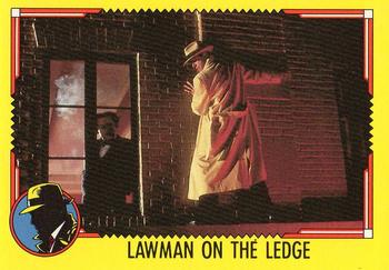 1990 O-Pee-Chee Dick Tracy Movie #49 Lawman on the Ledge Front