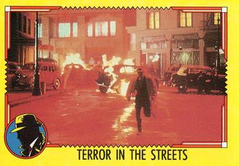 1990 O-Pee-Chee Dick Tracy Movie #52 Terror in the Streets Front