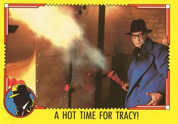 1990 O-Pee-Chee Dick Tracy Movie #59 A Hot Time for Tracy! Front